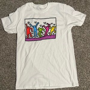 Keith Haring T-shirt, size medium.